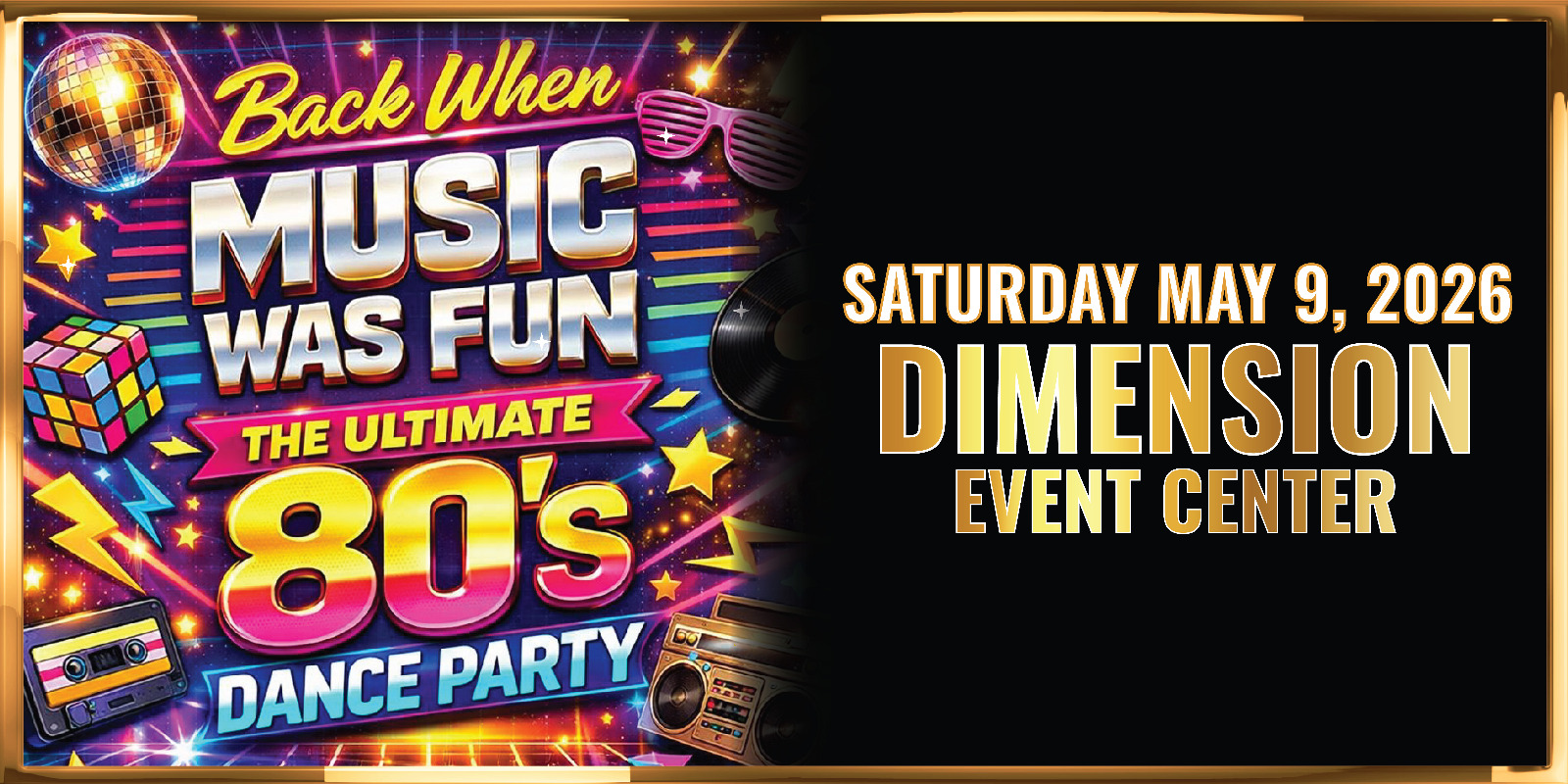 THE ULTIMATE 80’s DANCE PARTY